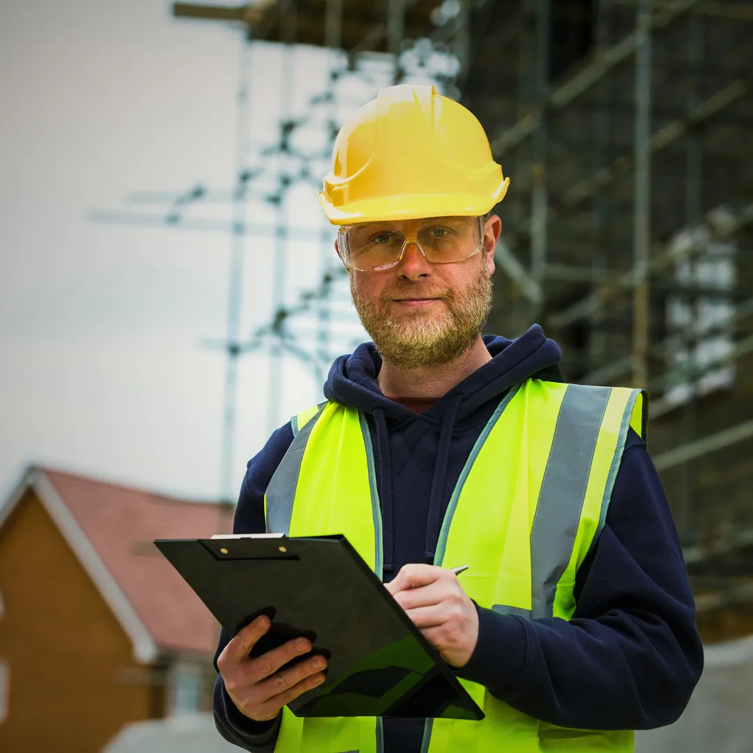 Persoon in sector bouw